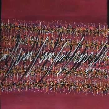 Painting titled "ACOUSMATIQUE 7" by Alain V, Original Artwork, Acrylic