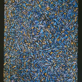 Pintura intitulada "Coalescence (Diaspo…" por Alain V, Obras de arte originais, Acrílico