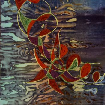 Картина под названием "aquat-ik-abstract.j…" - Alain Yerly, Подлинное произведение искусства, Акрил