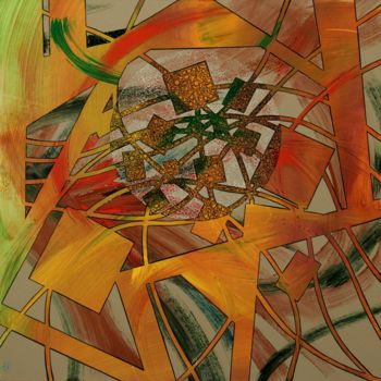 Malerei mit dem Titel "posi-neuronique.jpg" von Alain Yerly, Original-Kunstwerk, Acryl