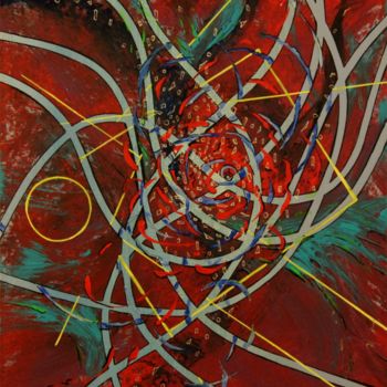 Peinture intitulée "abstract-storm-1.jpg" par Alain Yerly, Œuvre d'art originale, Acrylique