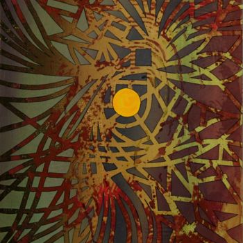 Peinture intitulée "abstract-virgoeil-1…" par Alain Yerly, Œuvre d'art originale, Acrylique