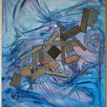 Pittura intitolato "sirene.jpg" da Alain Yerly, Opera d'arte originale, Altro