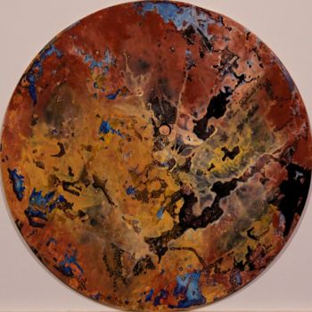 Peinture intitulée "hublot1.jpg" par Alain Yerly, Œuvre d'art originale, Acrylique