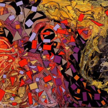 Malerei mit dem Titel "maelstrom1.jpg" von Alain Yerly, Original-Kunstwerk, Acryl