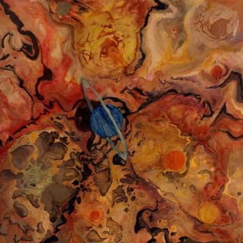 Pittura intitolato "nursery-chaos.jpg" da Alain Yerly, Opera d'arte originale, Acrilico
