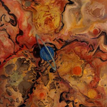 Malerei mit dem Titel "nursery-chaos.jpg" von Alain Yerly, Original-Kunstwerk, Acryl