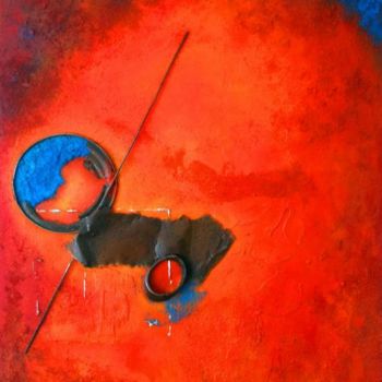 Painting titled "Equilibre" by Alain Bouillot, Original Artwork