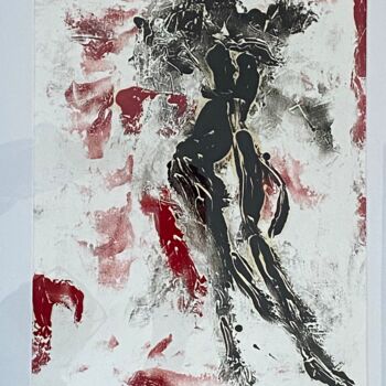 Pintura intitulada "pas de danse" por Alain Bouillot, Obras de arte originais, Tinta