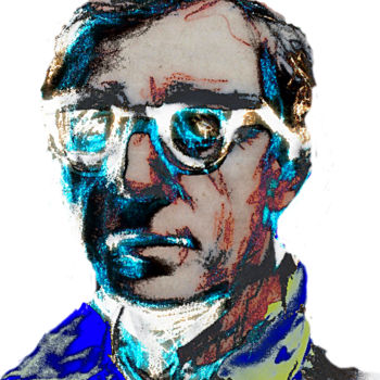 Digital Arts με τίτλο "Woody Allen.jpg" από Alainde, Αυθεντικά έργα τέχνης, Φωτογραφίες