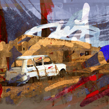 Digital Arts με τίτλο "renault-4.jpg" από Alainde, Αυθεντικά έργα τέχνης