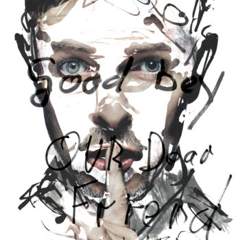 Digitale Kunst getiteld "david Bowie5" door Alainde, Origineel Kunstwerk, Anders