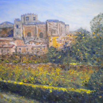 Malarstwo zatytułowany „le chateau de Grign…” autorstwa Alain Fayel, Oryginalna praca, Olej