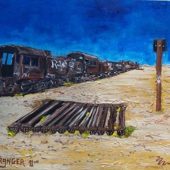 Painting titled "Terminus..." by Alain Granger (A.G.R), Original Artwork, Other