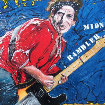 Painting titled "Midnight Rambler  !…" by Alain Granger (A.G.R), Original Artwork, Acrylic