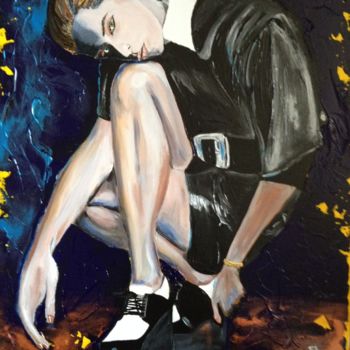 Painting titled "DARIA ME CHARME EN…" by Alain Granger (A.G.R), Original Artwork, Acrylic