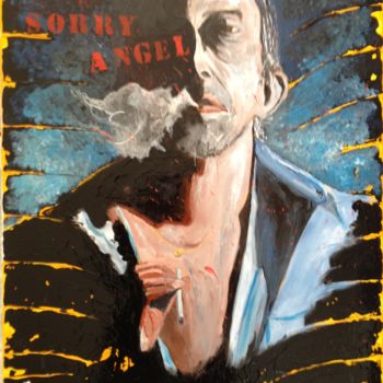 Painting titled "SORRY ANGEL" by Alain Granger (A.G.R), Original Artwork, Acrylic