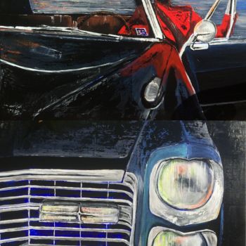 Painting titled "Prette me your Cadi…" by Alain Granger (A.G.R), Original Artwork, Acrylic Mounted on Wood Stretcher frame