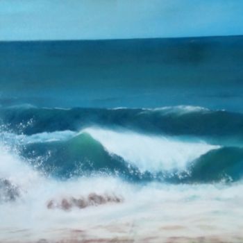 Peinture intitulée "nouvelle-vague . jp…" par Ald, Œuvre d'art originale, Pastel