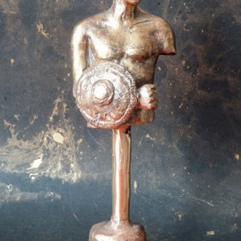 Escultura intitulada "L'intrépide" por Alain Ravaut, Obras de arte originais, Bronze