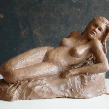 Skulptur mit dem Titel "la sirène" von Alain Ravaut, Original-Kunstwerk