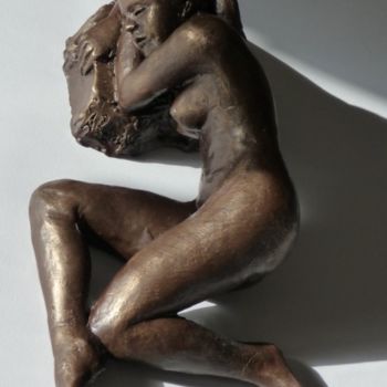 "modèle endormi" başlıklı Heykel Alain Ravaut tarafından, Orijinal sanat, Terracotta
