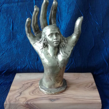 Sculptuur getiteld "the fortuneteller's…" door Alain Ravaut, Origineel Kunstwerk, Bronzen