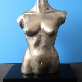 Sculptuur getiteld "Maelle  ( la-femme-…" door Alain Ravaut, Origineel Kunstwerk, Bronzen