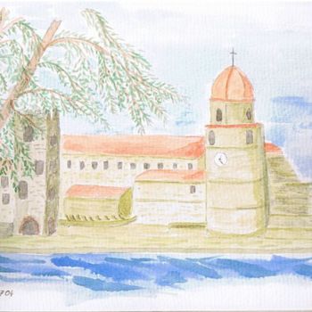 Painting titled "Collioure 2" by Alainv, Original Artwork