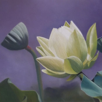 제목이 "lotus.jpg"인 미술작품 Alain Vasselin로, 원작, 파스텔