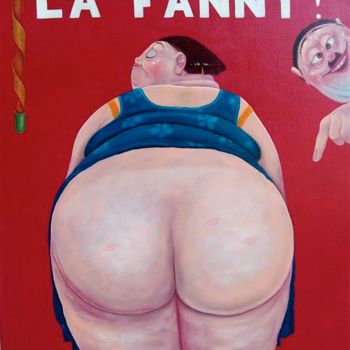 Peinture intitulée "la fanny" par Alain Willette, Œuvre d'art originale