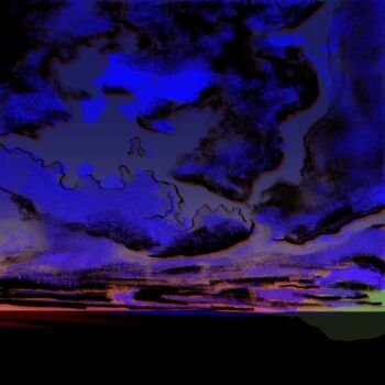 Digital Arts titled "Nuage_10" by Alaïs Raslain, Original Artwork, Digital Painting