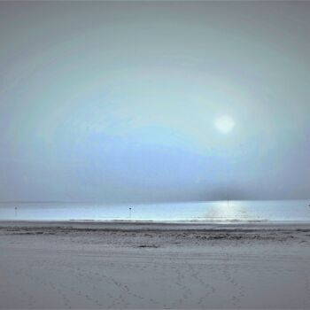 Photographie intitulée "Océan, le soir..." par Alan Barthe, Œuvre d'art originale, Photographie numérique