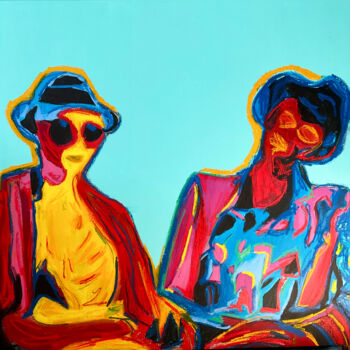 绘画 标题为“Couple 10” 由Alan Chac, 原创艺术品, 丙烯