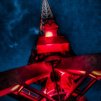 Fotografia intitulada "La Grue" por Alanig Keltz, Obras de arte originais