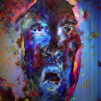 Digital Arts titled "Night Fear" by Alan Stecker, Original Artwork, Digital Painting