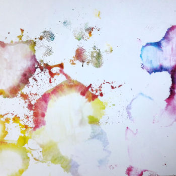 Отпечатки и Гравюры под названием "Rainbow Pastel" - Albanne Cannet, Подлинное произведение искусства, Монотип