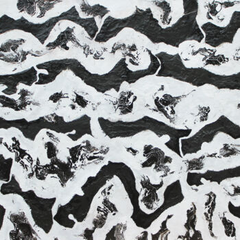 Malarstwo zatytułowany „River Terrace” autorstwa Albert Cruells, Oryginalna praca, Akryl Zamontowany na Drewniana rama noszy