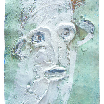 Peinture intitulée "Pardal" par Albert Cruells, Œuvre d'art originale, Pigments Monté sur Carton