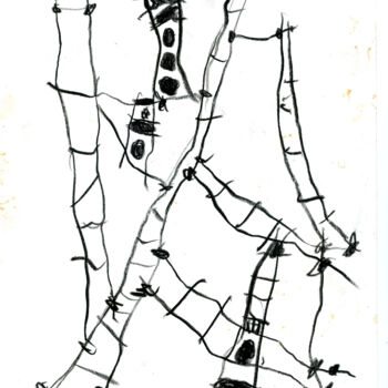 Gravures & estampes intitulée "Duende 5.  -  Elf 5." par Albert Cruells, Œuvre d'art originale, Impression numérique