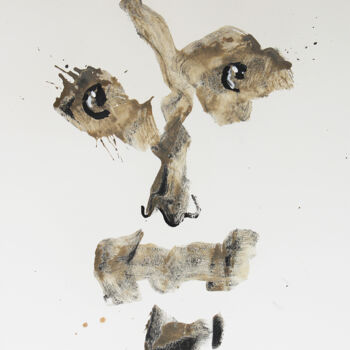 Pittura intitolato "Una bruja de Cadaqu…" da Albert Cruells, Opera d'arte originale, Olio
