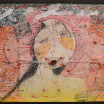 Pintura titulada "Silencios de mujer" por Albert Casals, Obra de arte original