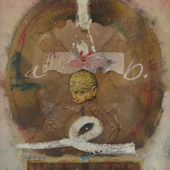 Картина под названием "ICONO VII" - Albert Casals, Подлинное произведение искусства, Другой