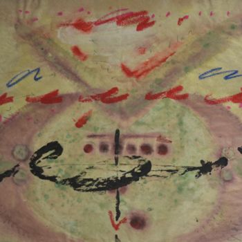 Pintura titulada "Cabeza 2" por Albert Casals, Obra de arte original, Otro