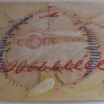 Pintura titulada "Cabeza 5" por Albert Casals, Obra de arte original, Otro