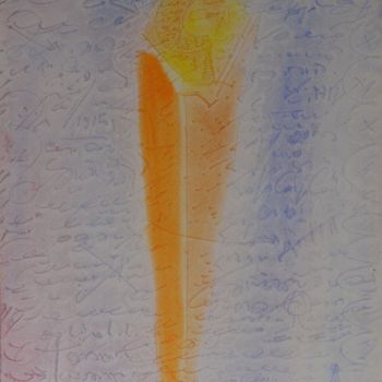 Картина под названием "LLUM" - Albert Casals, Подлинное произведение искусства, Другой