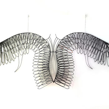Escultura intitulada "Angel I - Past Glor…" por Albert Dura, Obras de arte originais, Metais