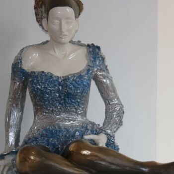 Escultura titulada "Arianna nella Mitol…" por Albertini, Obra de arte original, Aluminio