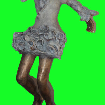 Sculpture intitulée "Danza" par Albertini, Œuvre d'art originale, Bronze