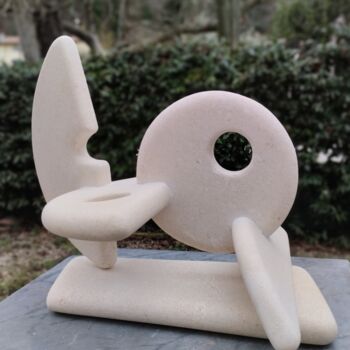 Sculpture intitulée "Viaggio" par Alberto Cabiddu, Œuvre d'art originale, Pierre